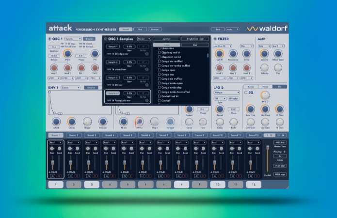打击乐合成器插件效果器Waldorf – Attack 3-小七音频资源网